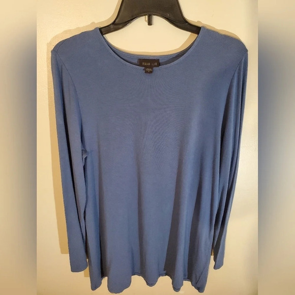 J. Jill wearever collection M teal blue tie back - Picture 2 of 4